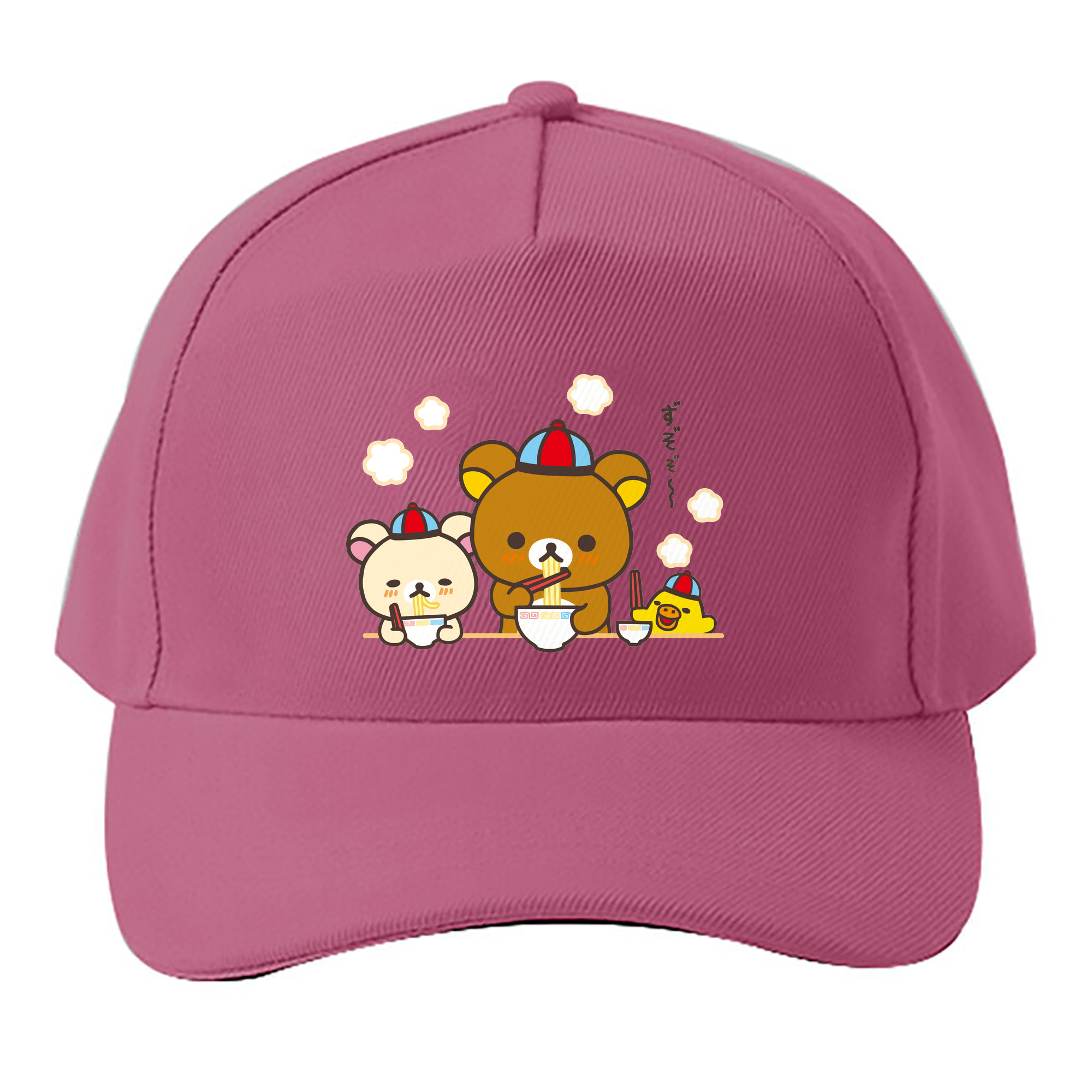 （画像用） リラックマ リラックマ キイロイトリ Rilakkuma Korilakkuma Kiiroitori ベースボールキャップ 綿100％ 男女兼用 帽子 スポーツ